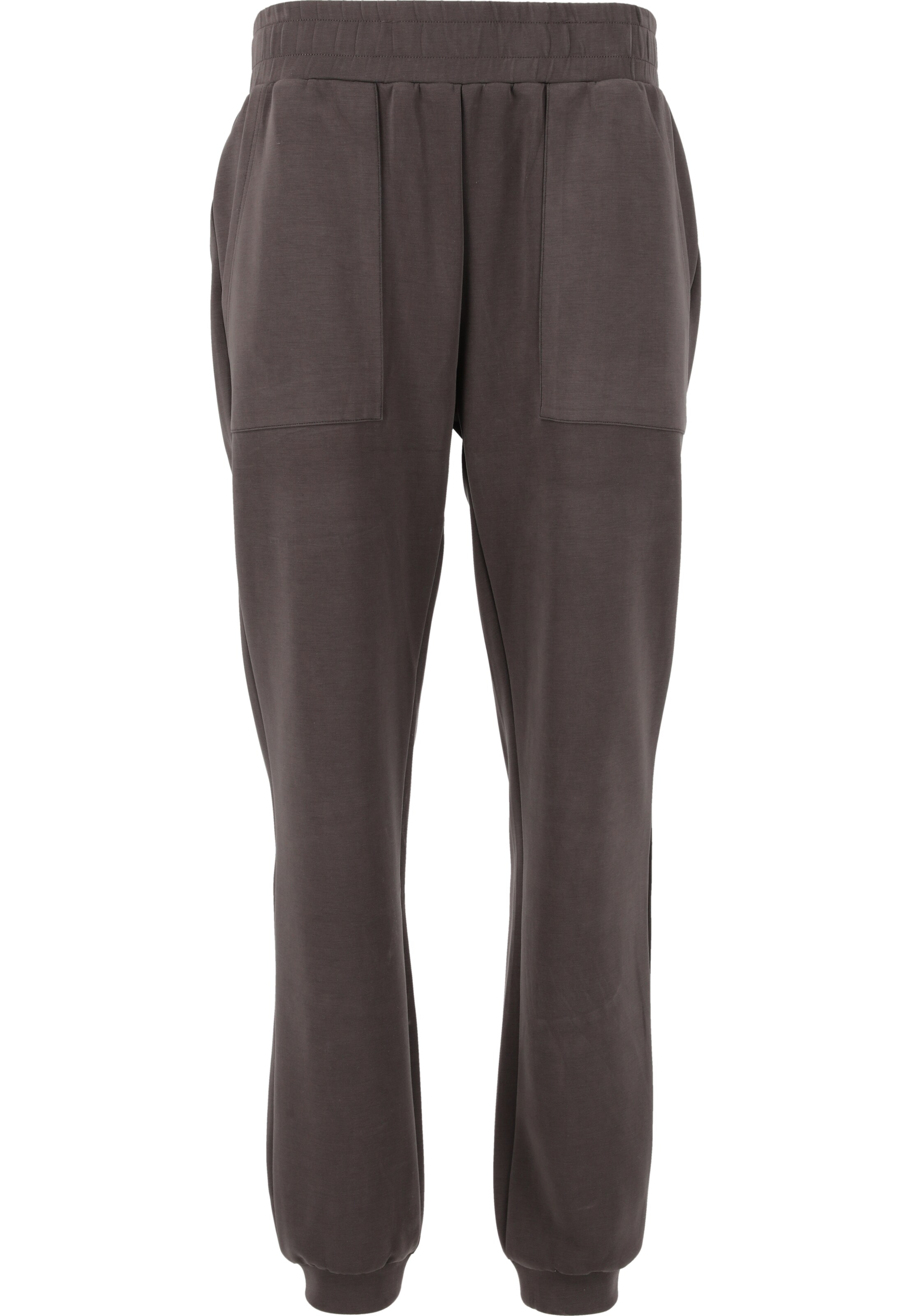 Athlecia Regular Sportbroek 'Elaina' in Grijs: voorkant