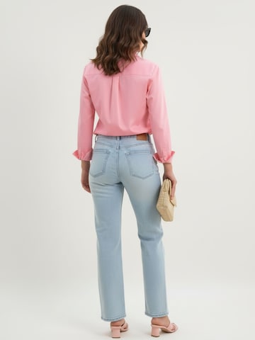 WEARABLE STORIES Blouse 'Paula' in Roze
