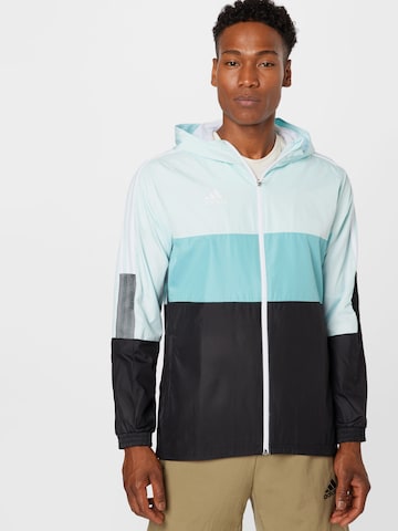 ADIDAS SPORTSWEAR Sportjacke 'Tiro' in Blau: predná strana