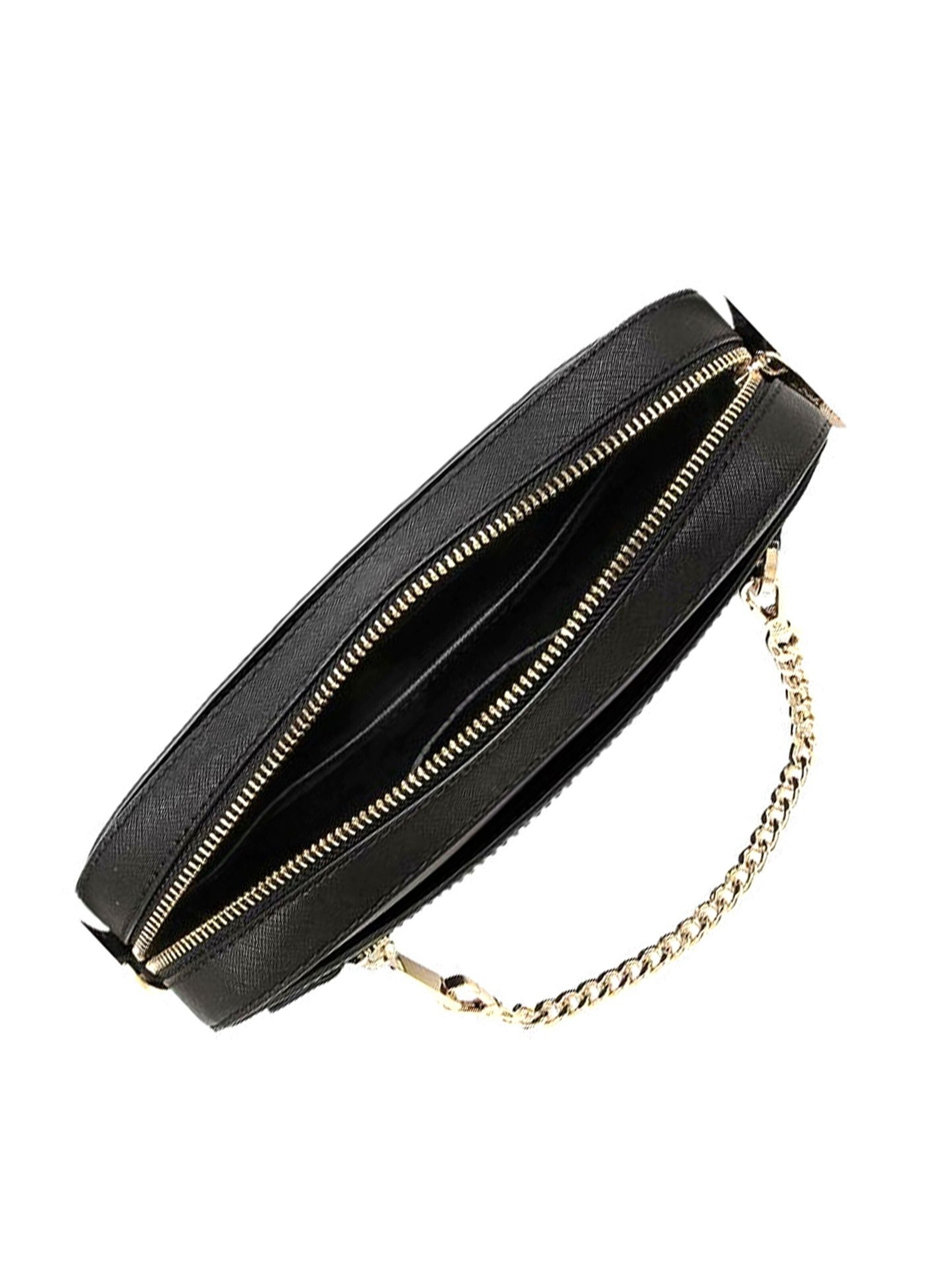 Borsa a mano 'Jet Set Travel Large East-West Zip Chain Crossbody Bag' di Michael Kors in nero