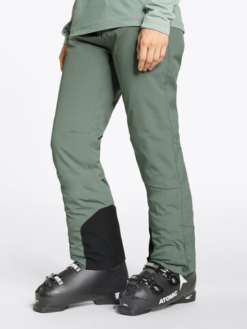 ZIENER Regular Workout Pants 'TILLA' in Green