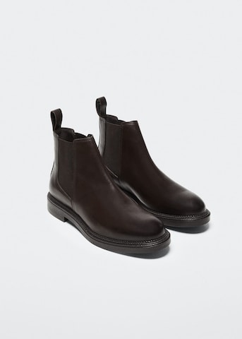 MANGO MAN Chelsea Boots 'Elvas' in Brown