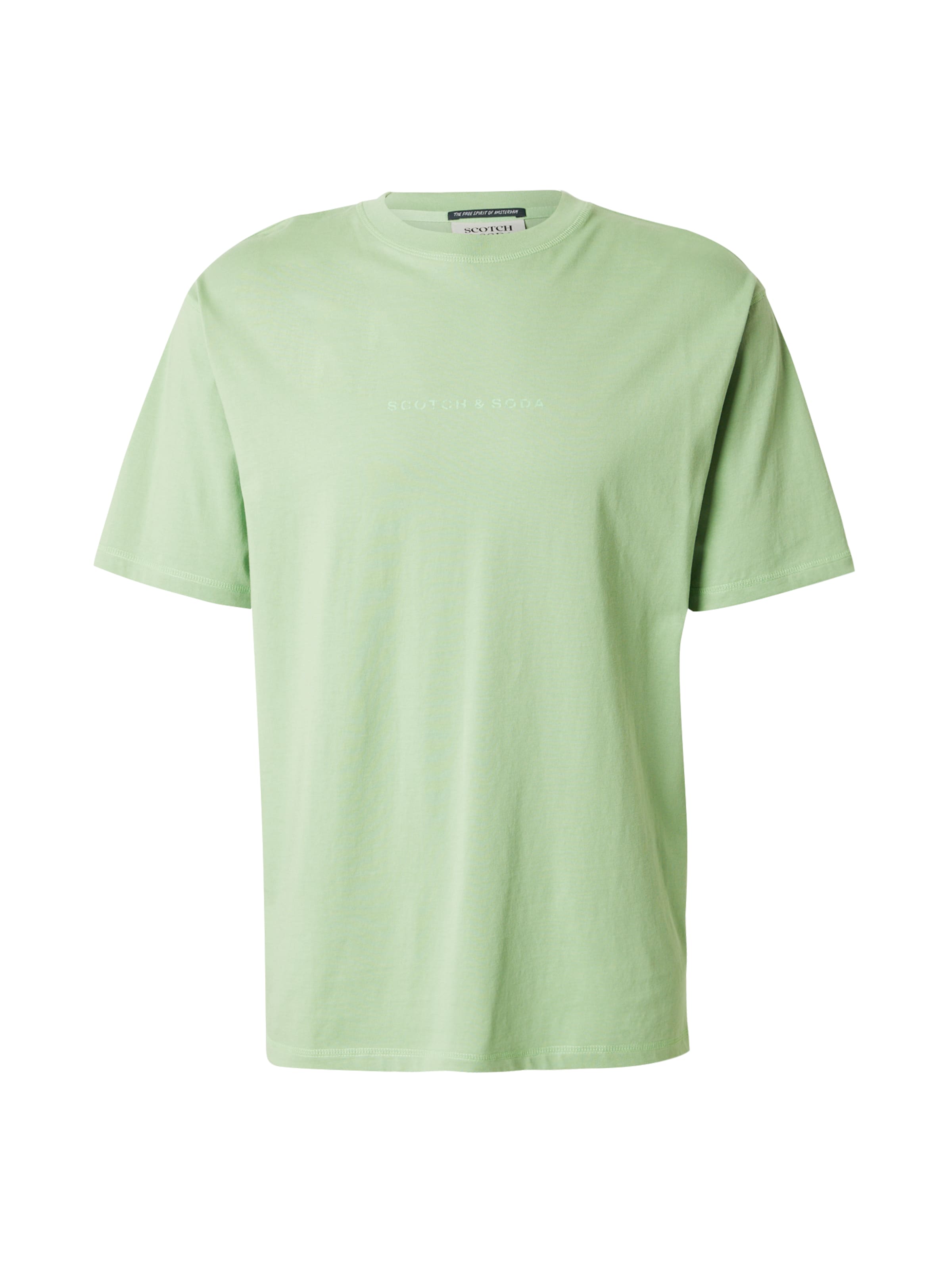 SCOTCH & SODA Bluser & t-shirts 'Seasonal Core' i grøn: forside
