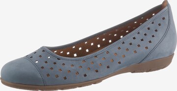 GABOR Ballet Flats in Blue: front