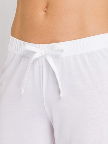 Loosefit Pantalon ' Natural Wear ' Hanro en blanc