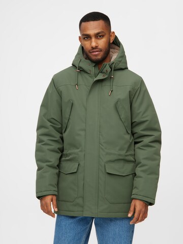 Parka d’hiver 'Festholm' Derbe en vert : devant