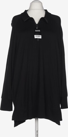 SHEEGO Sweatshirt & Zip-Up Hoodie in 4XL in Black: front