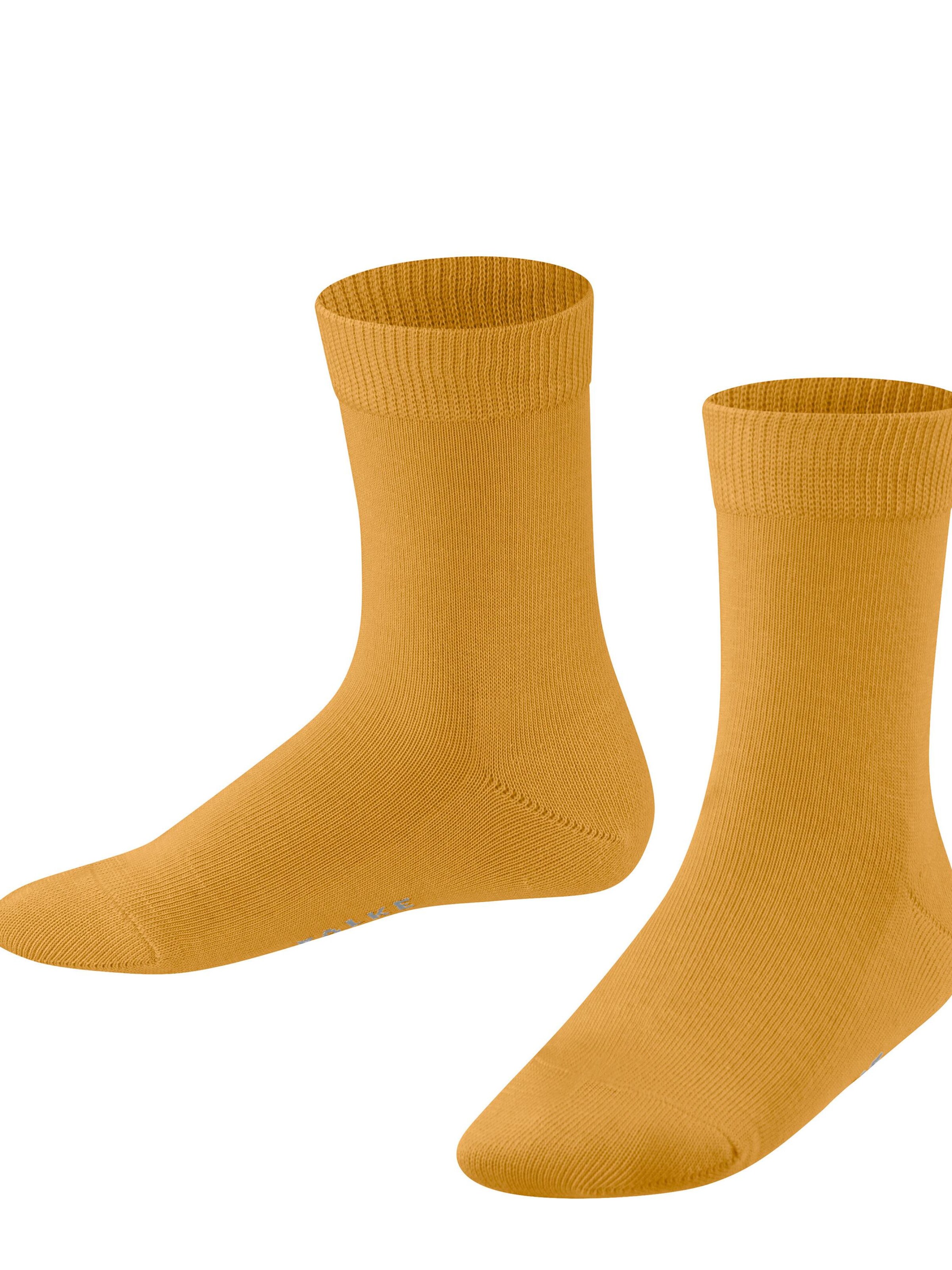 FALKE Socks 'Family' in Yellow: front