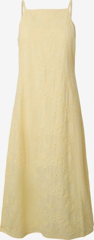 Robe PIECES en jaune : devant
