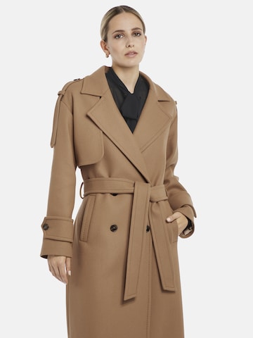 Nicowa Between-seasons coat ' PAWONA' in Brown