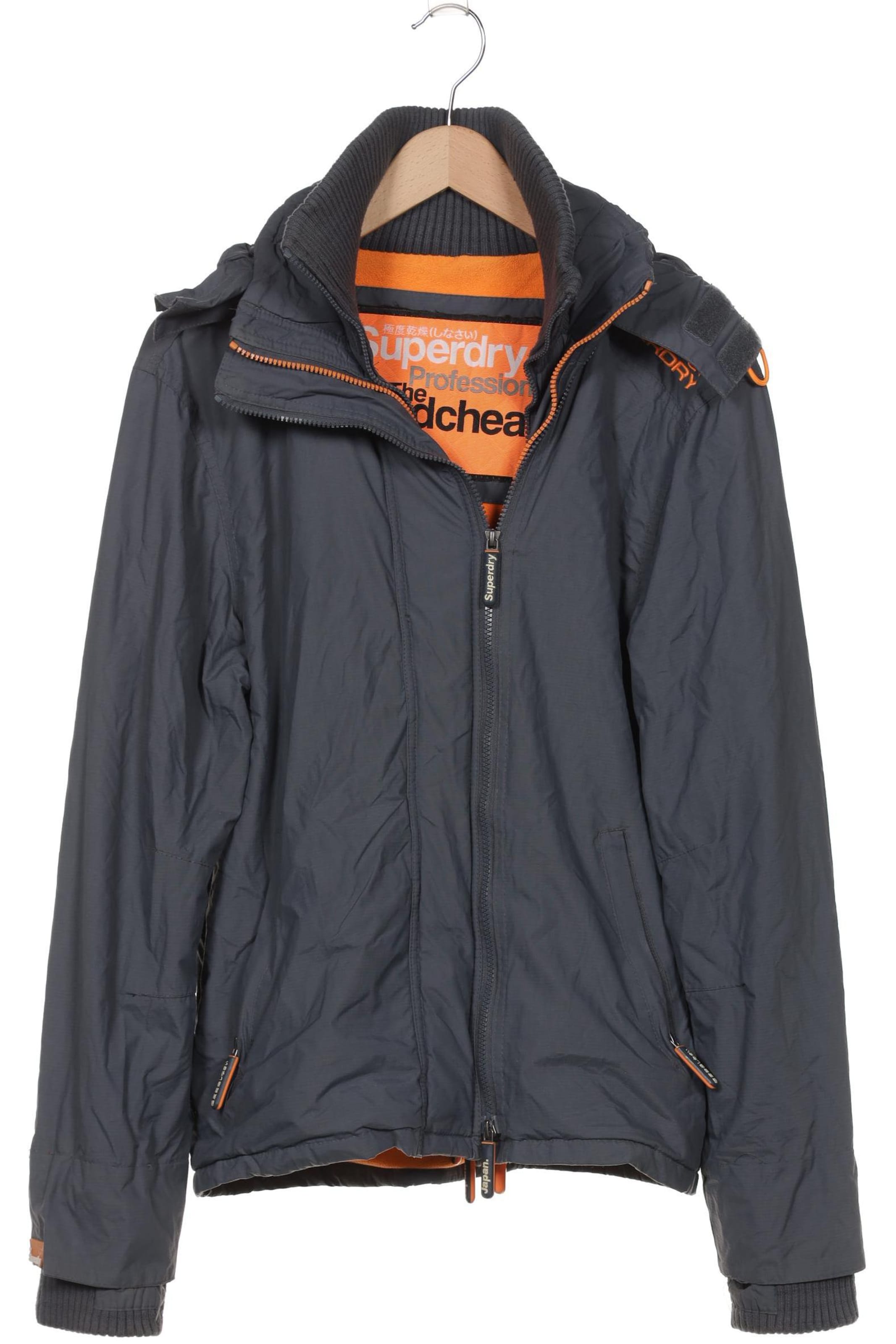 Superdry Jacke L in Grau: Vorderseite