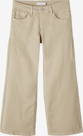 NAME IT Wide Leg Jeans 'Rose' i beige: forside