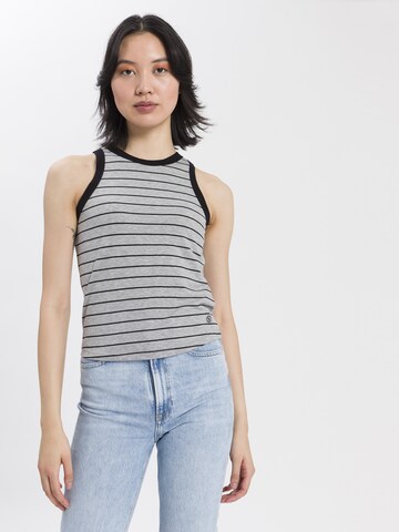 Cross Jeans Top in Grey: front