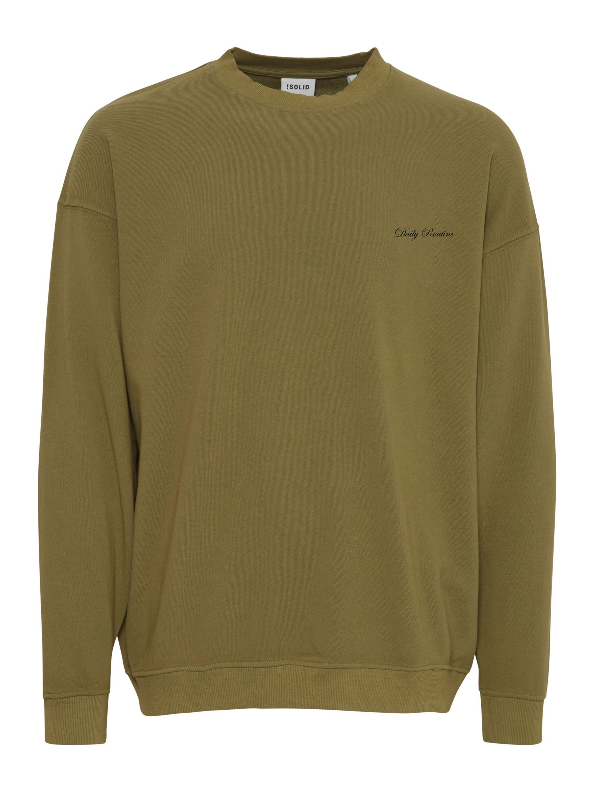 Felpa di !Solid in verde: frontale