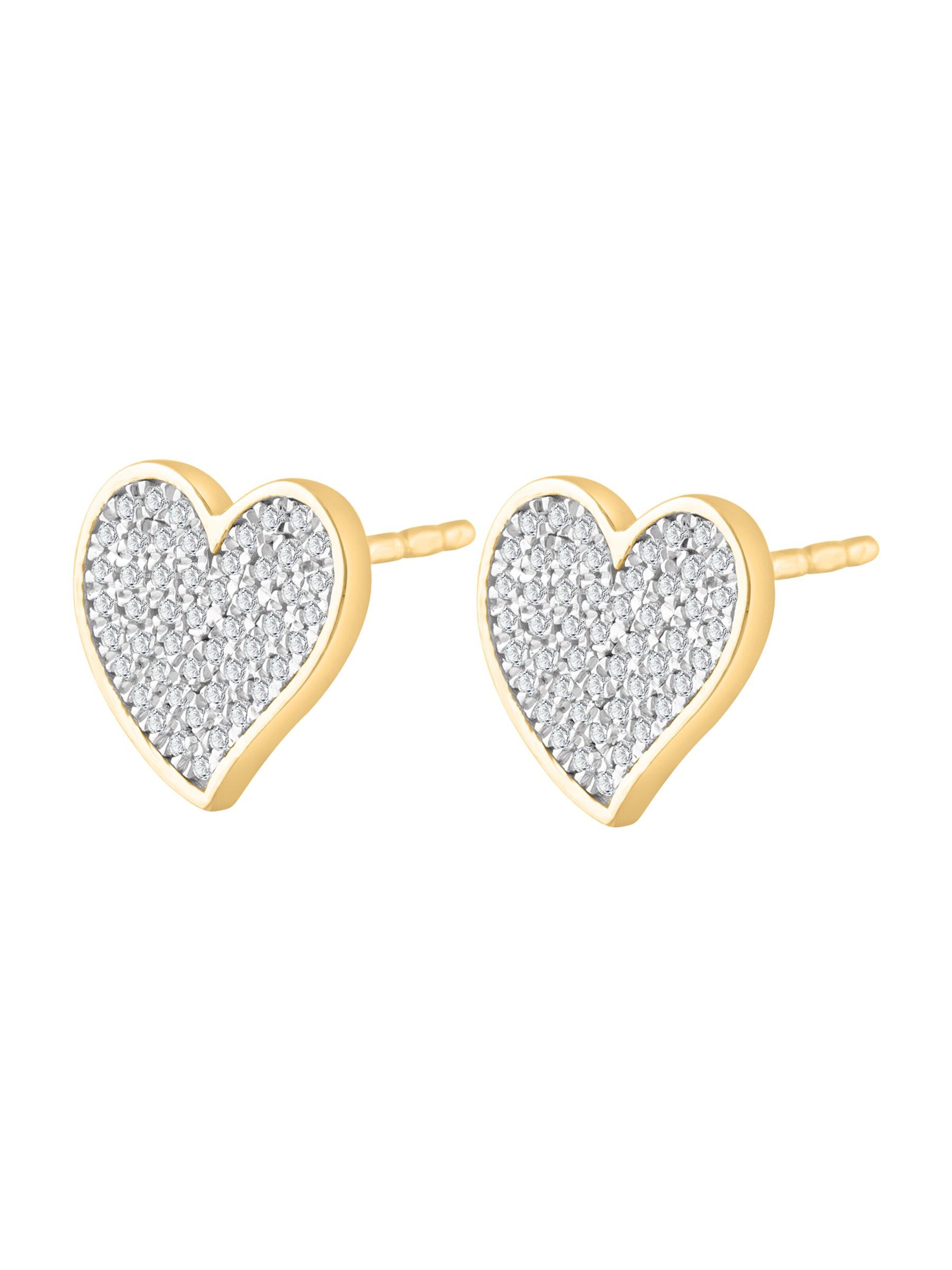Diamant Exquis - Pendientes en oro