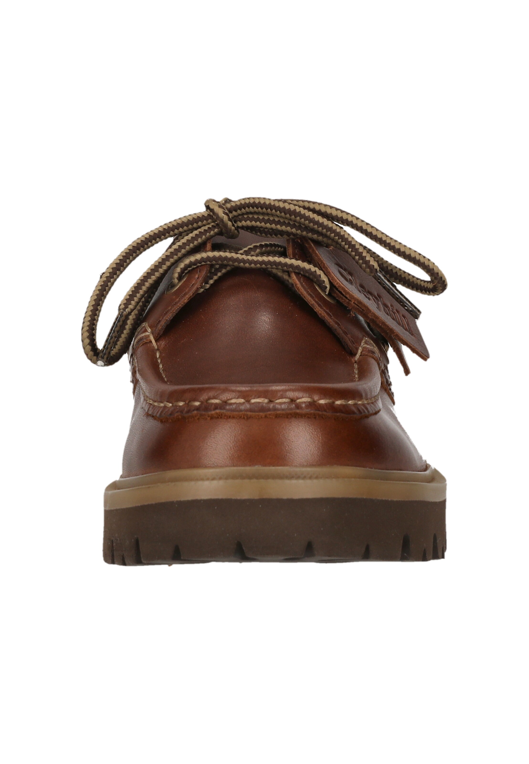 CLARKS Veterschoen 'Cleyhill Boat' in Bruin