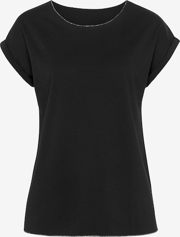 LASCANA Shirt in Black: front