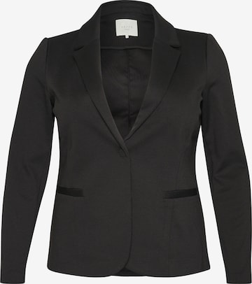 KAFFE CURVE Blazer 'Jenna' in Schwarz: predná strana