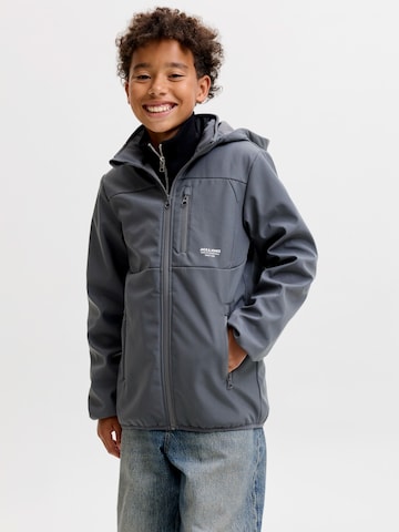 Jack & Jones Junior Демисезонная куртка 'JJTheo' в Серый: спереди