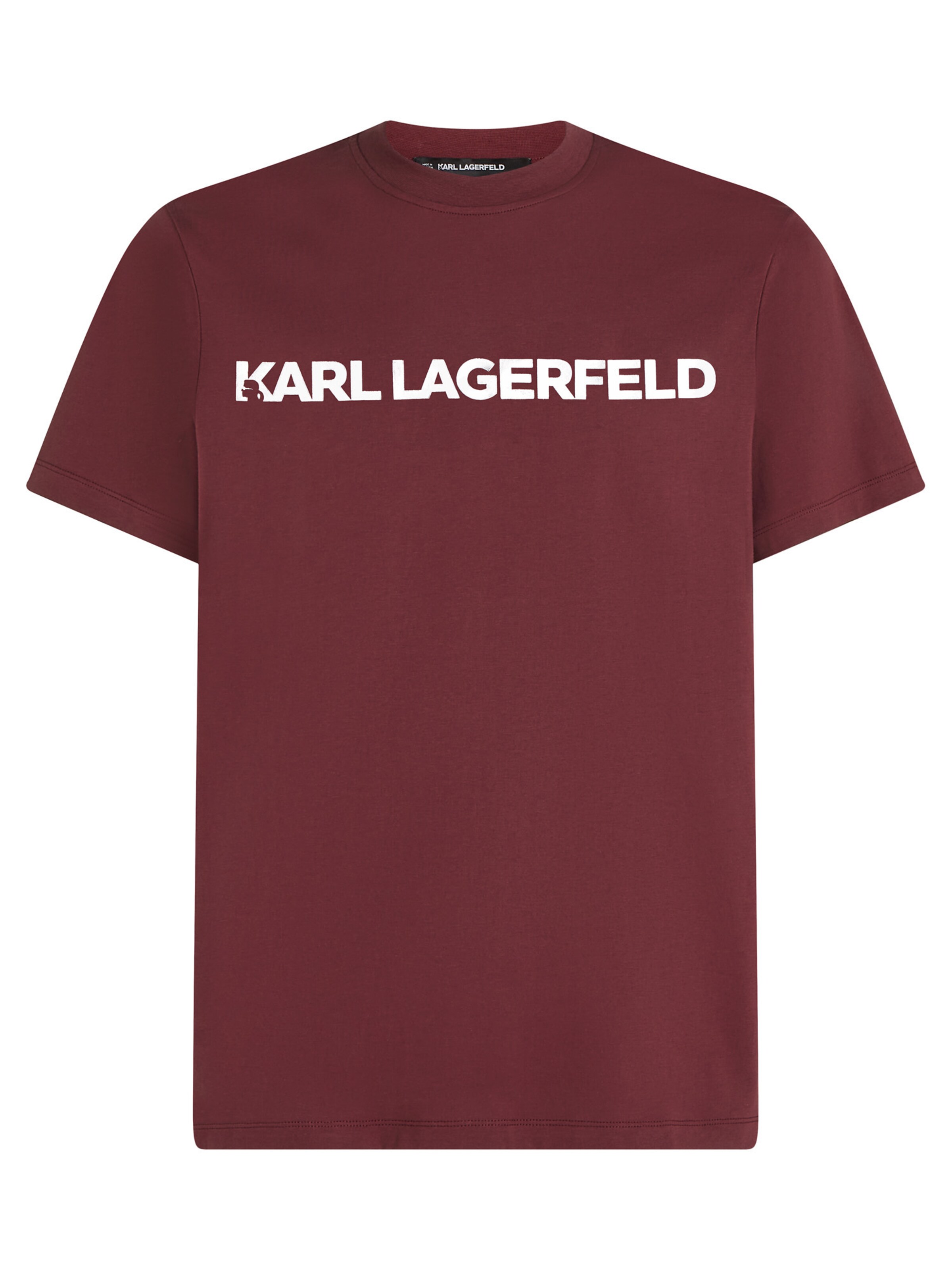 sarkans Karl Lagerfeld T-Krekls: no priekšpuses