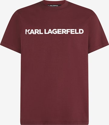 Karl Lagerfeld Koszulka w kolorze czerwony: przód