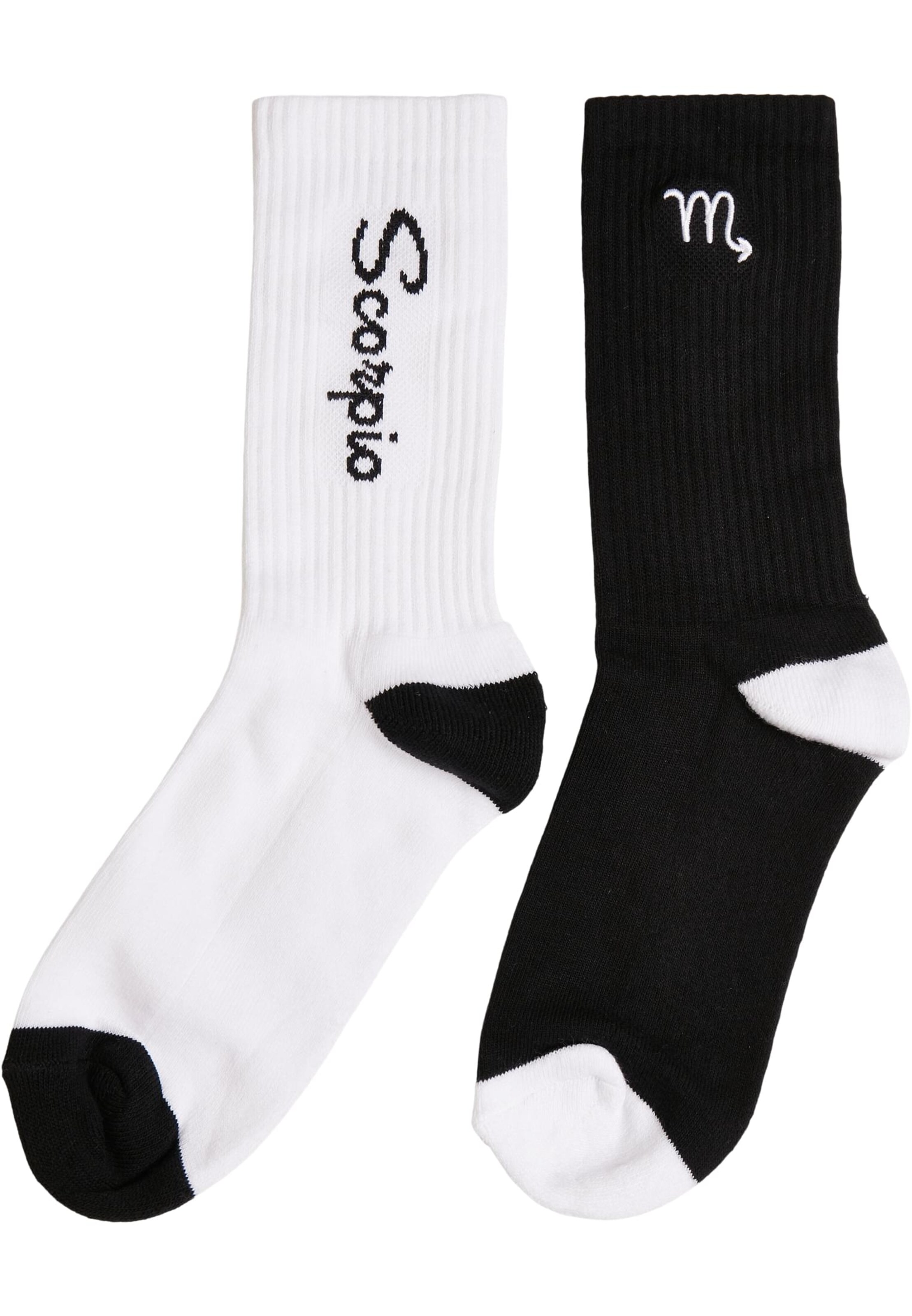 Mister Tee Socks 'Zodiac' in Black: front