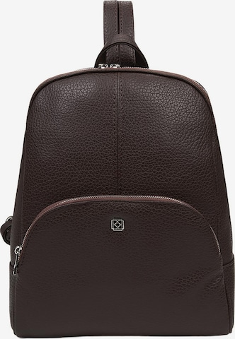 Desa Handtas 'DESA Damenrucksack' in Bruin: voorkant