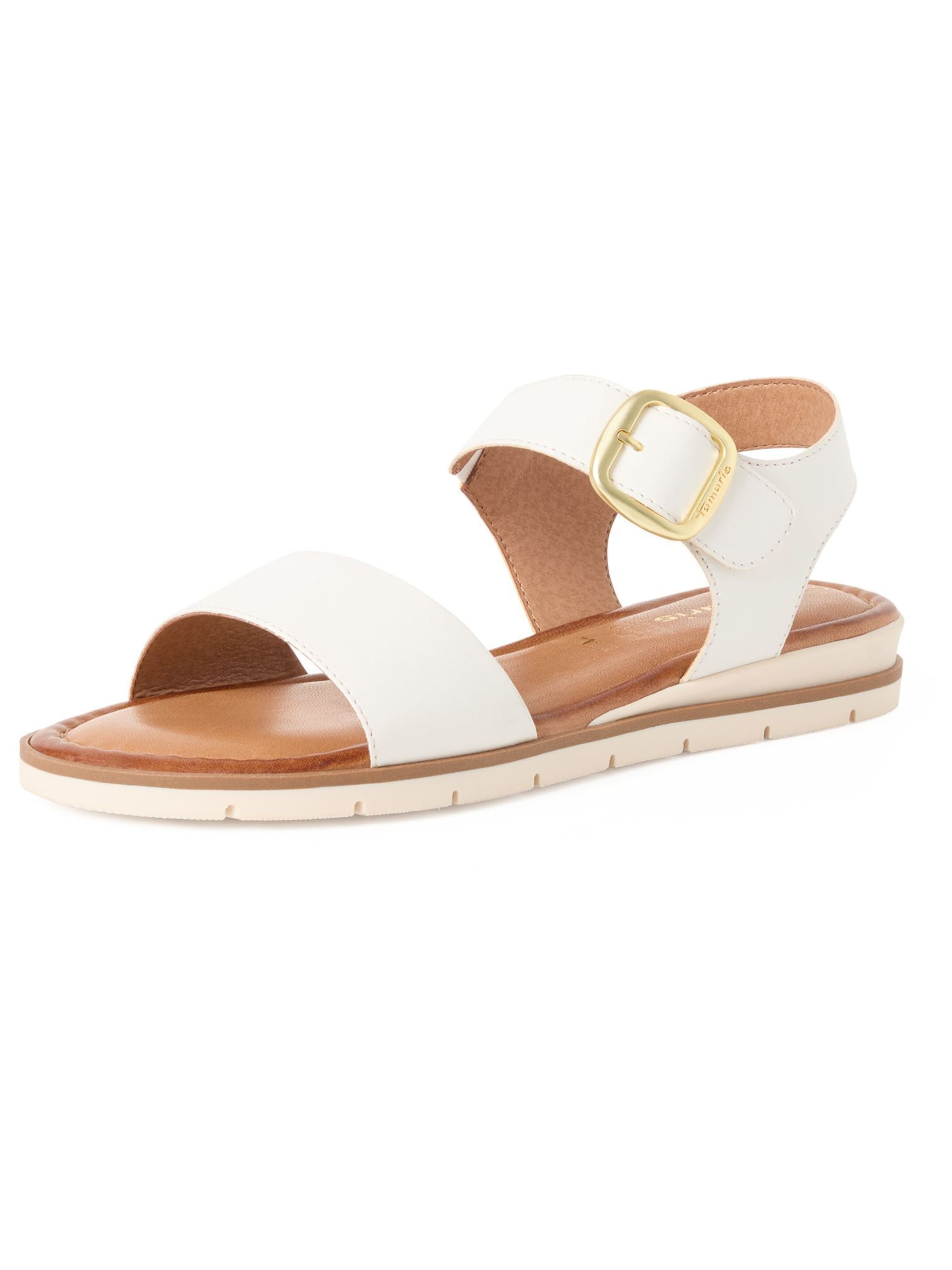 Tamaris Sandale in Weiß: Vorderseite