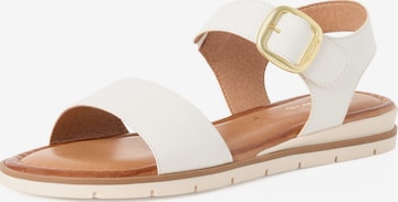 Tamaris Sandale in Weiß: Vorderseite
