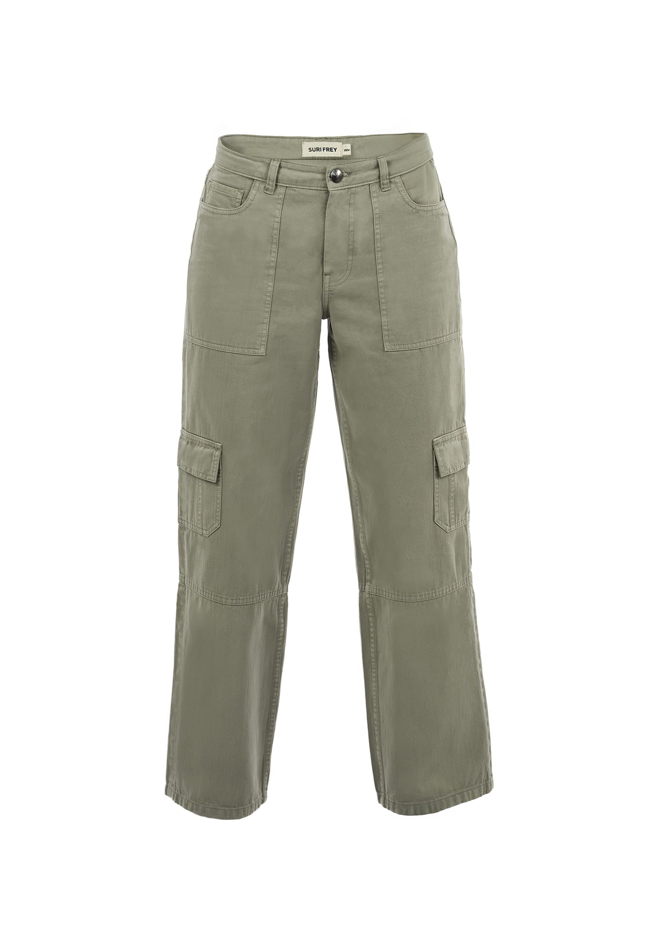 Suri Frey Loosefit Cargobukser 'Freyday' i beige: forside