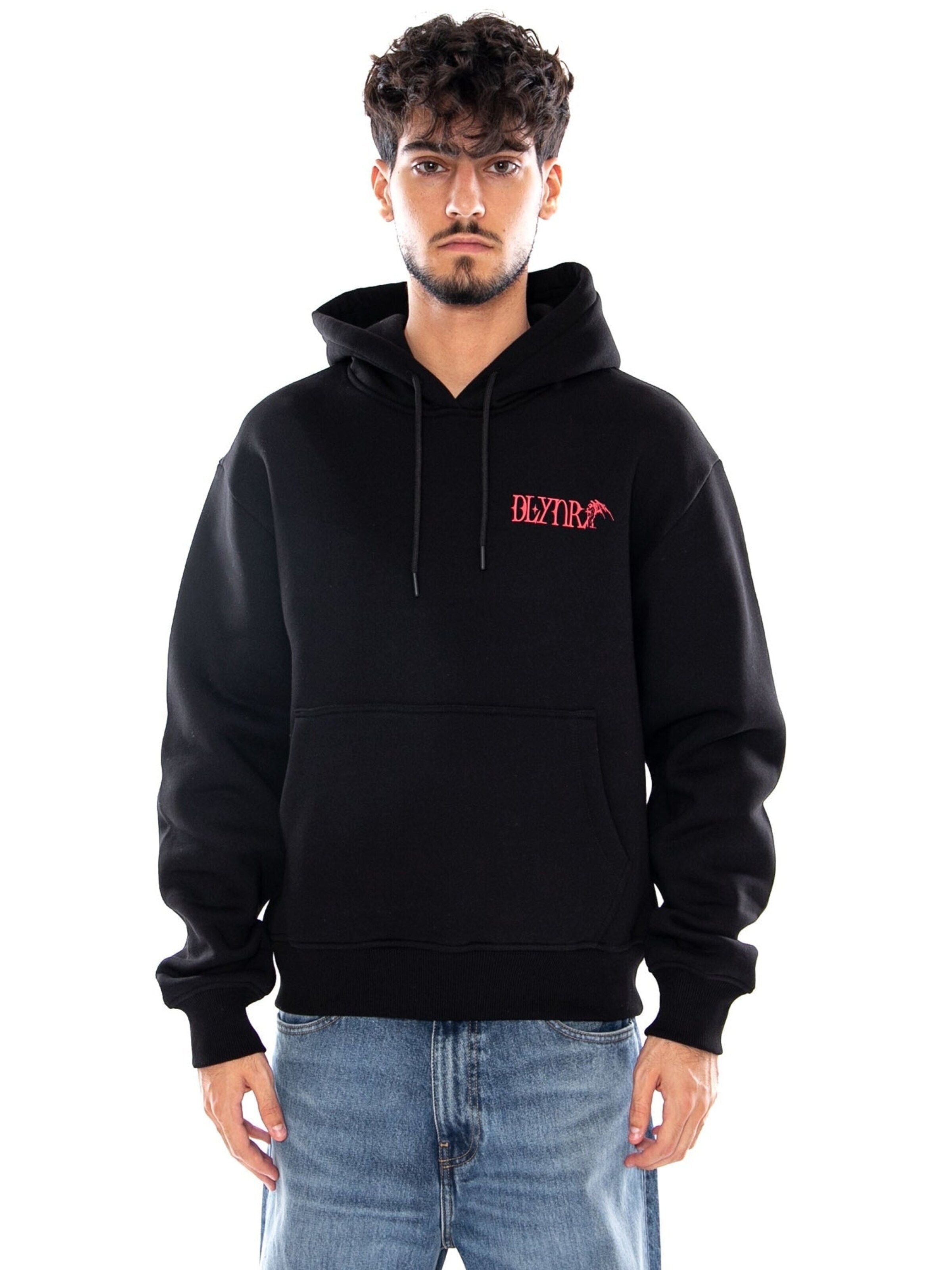 Felpa 'AMBITION HOODIE BLACK' di DOLLY NOIRE in nero