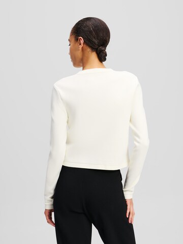Karl Lagerfeld Knit cardigan in White