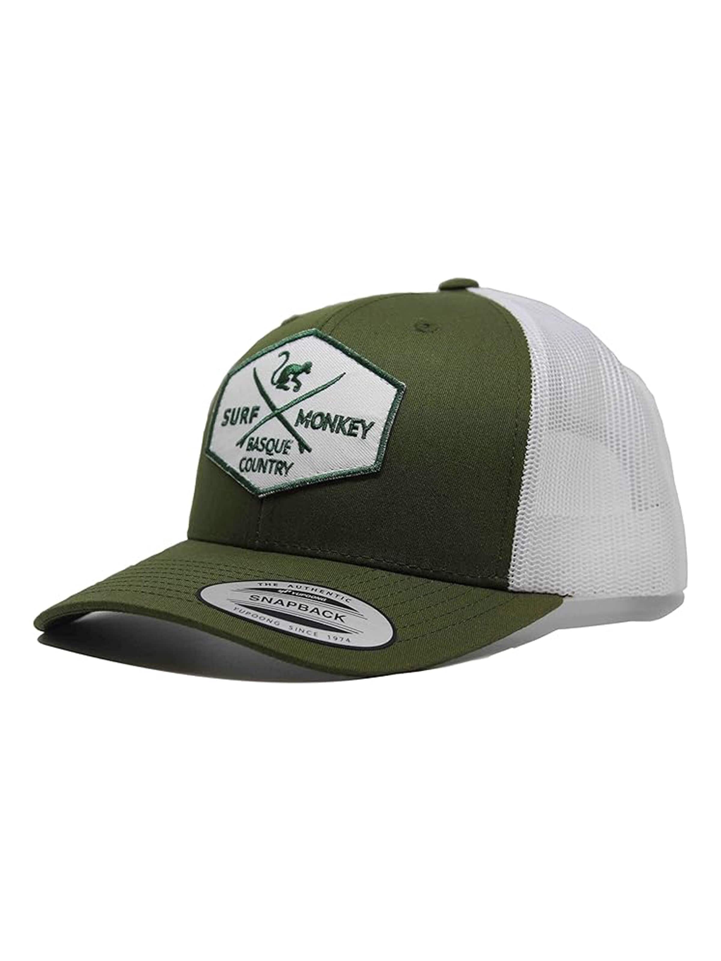 Casquette de sport Surf Monkey en vert : devant