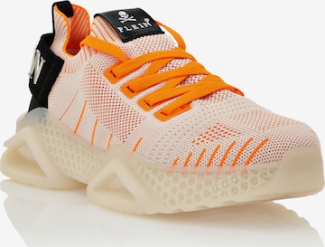 Philipp Plein Sneakers laag in Beige: voorkant