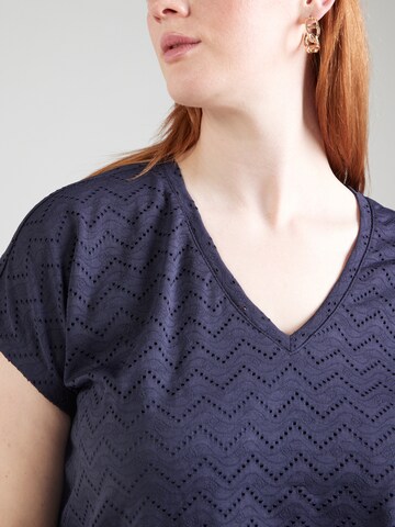 Vero Moda Curve - Camiseta 'VMCTHAS' en azul