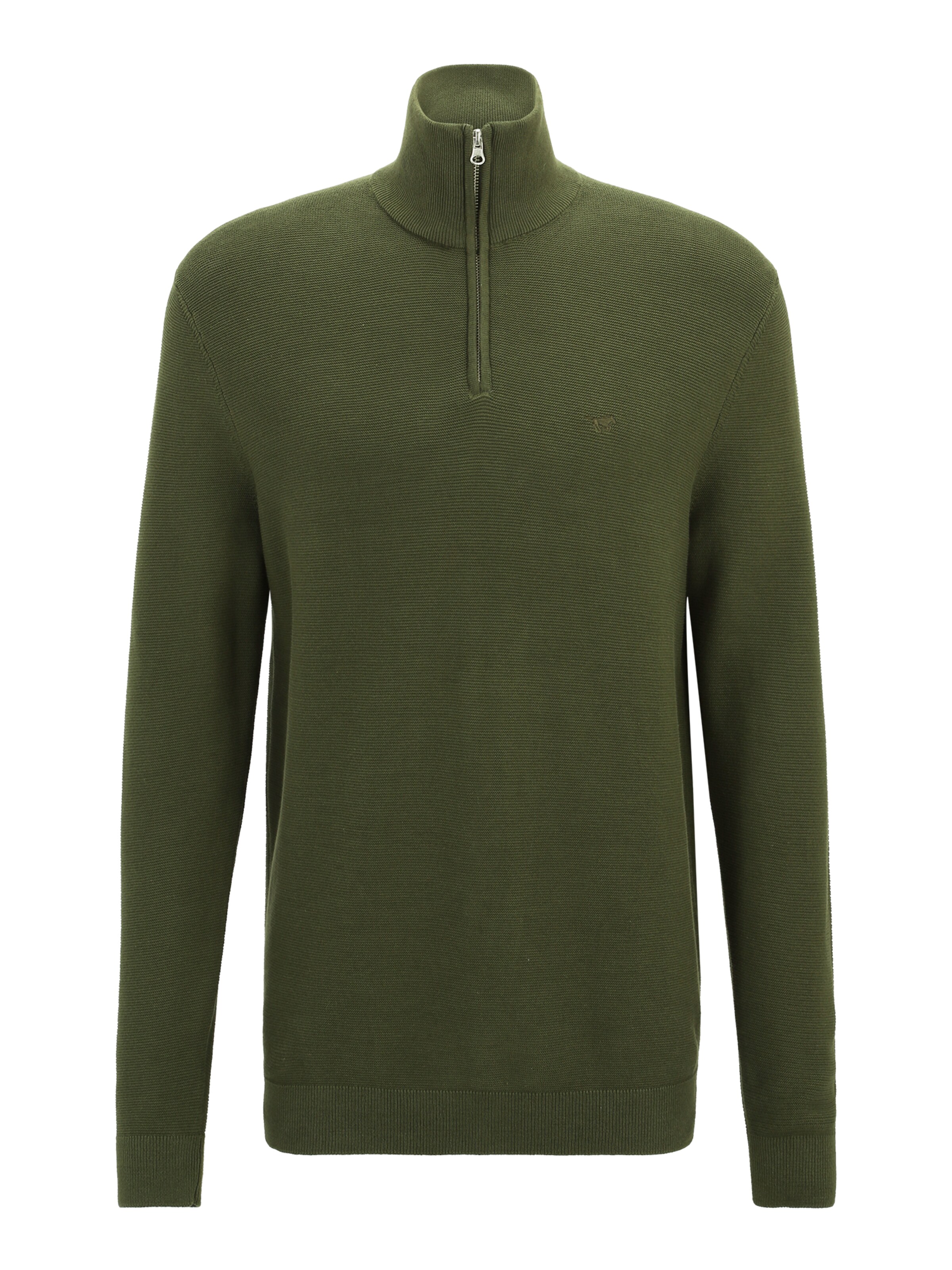 MUSTANG Πουλόβερ 'Everett' σε πράσινο: μπροστά