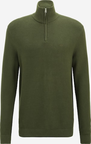 MUSTANG Pulover 'Everett' | zelena barva: sprednja stran