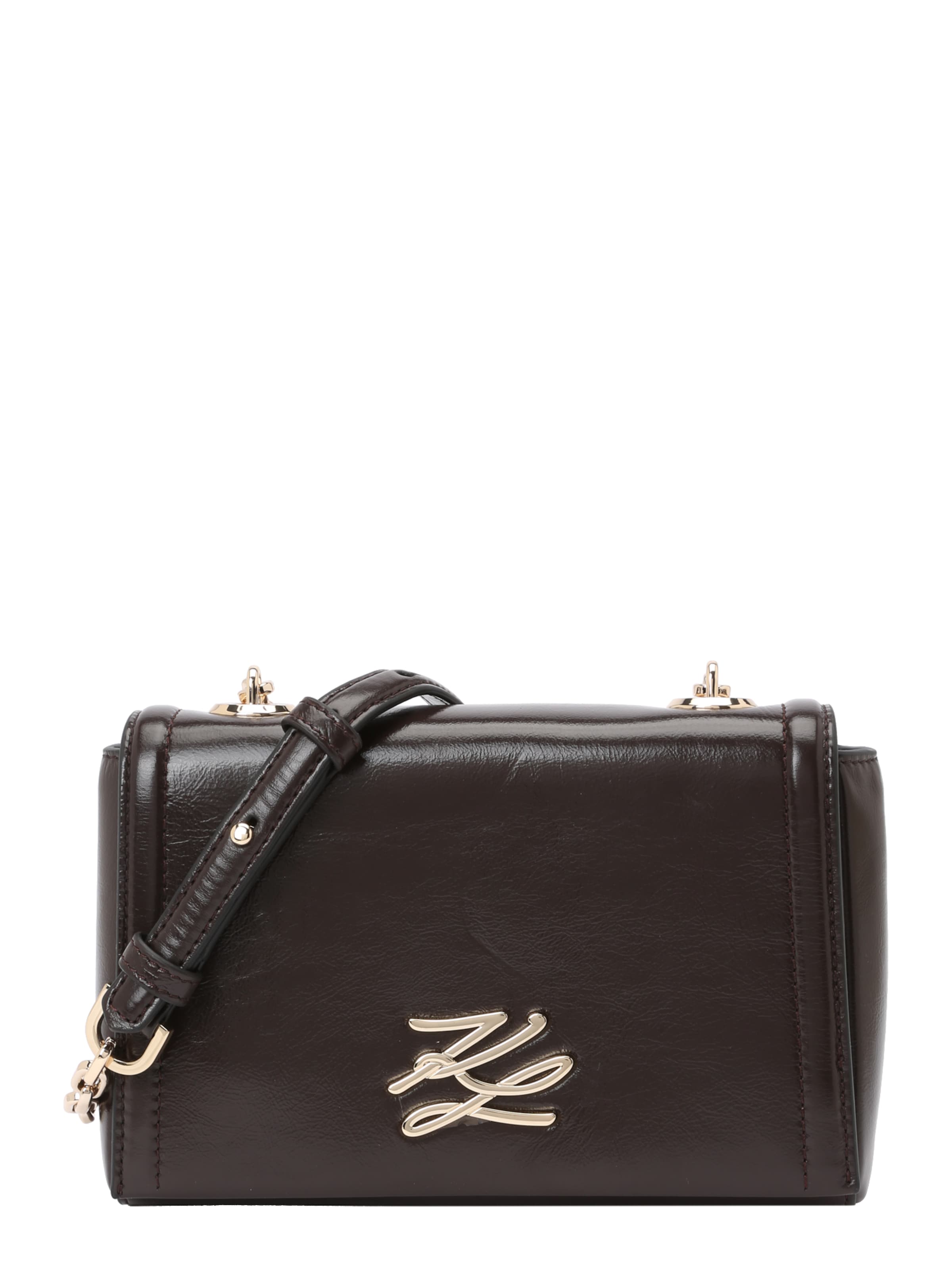 Karl Lagerfeld Crossbody Bag in Brown: front