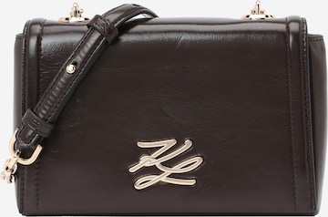 Karl Lagerfeld Olkalaukku värissä ruskea: etupuoli