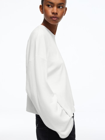 Maglia extra large di Bershka in bianco: lato
