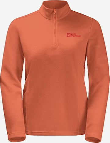 JACK WOLFSKIN Athletic Sweater in Orange: front