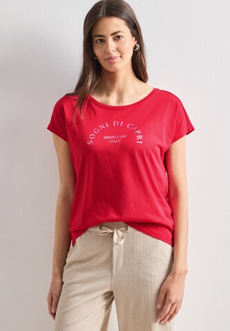STREET ONE Shirt in Rot: Vorderseite