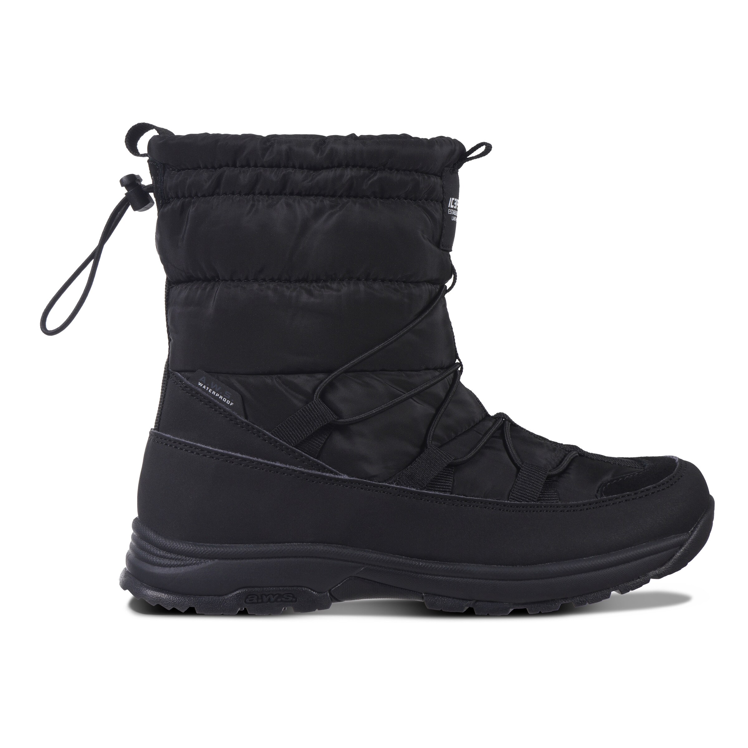 ICEPEAK Snow boots 'Albi' in Black