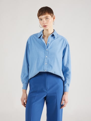 BOSS Blouse 'Bluma' in Blauw: voorkant