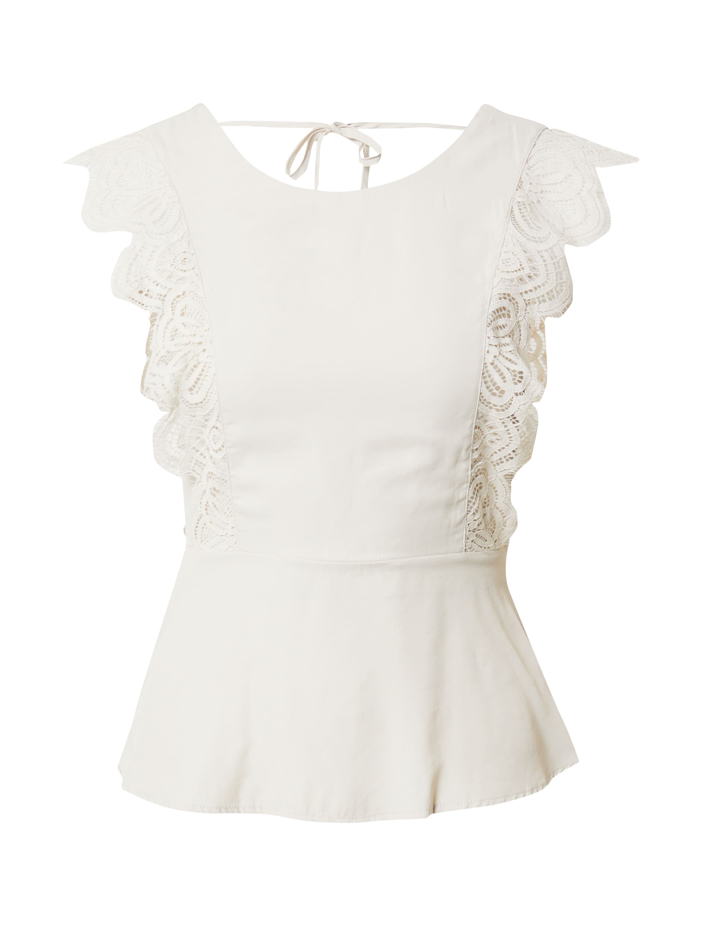 balts ABOUT YOU T-Krekls 'Pearl': no priekšpuses