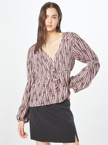 Freebird Blouse 'Ariella' in Purple: front