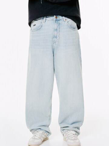 Baggy Jean Pull&Bear en bleu : devant