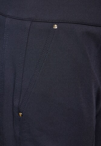 STREET ONE Slimfit Cargohose in Blau