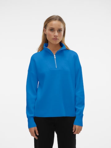 Pull-over 'VMGOLDNEEDLE' VERO MODA en bleu : devant