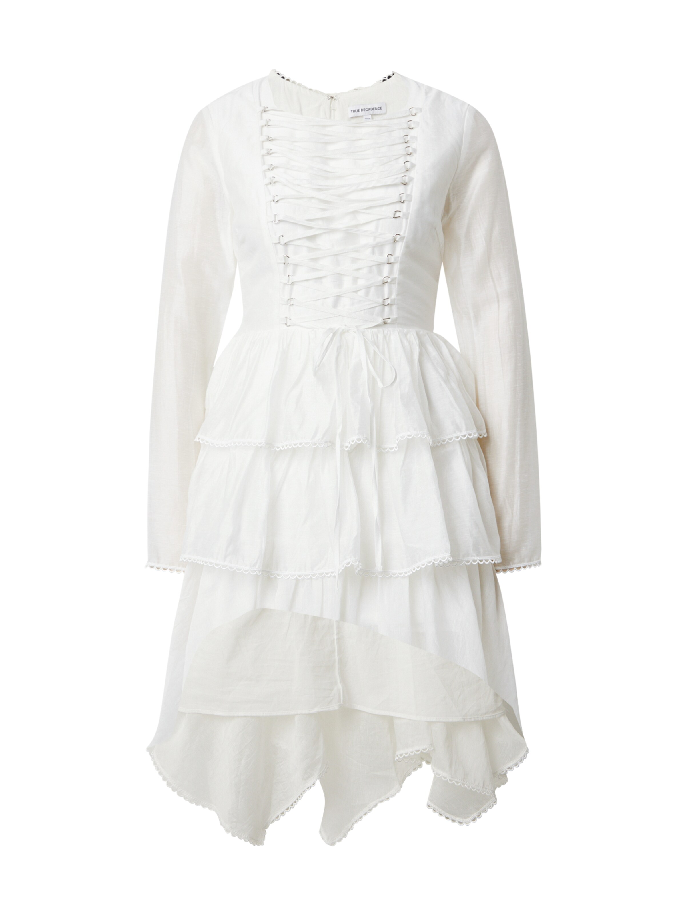 True Decadence Šaty – bílá: přední strana